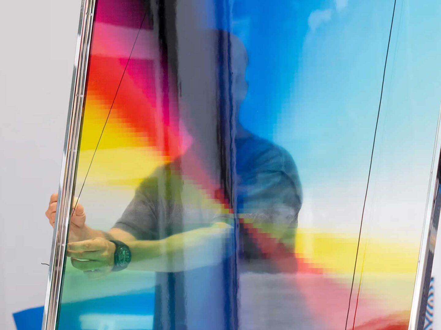 Felipe Pantone challenges digital perception in new Lisbon exhibition