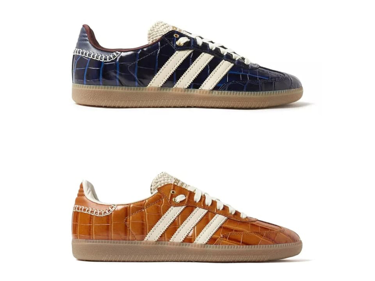 Wales Bonner recubre de cocodrilo las adidas Samba y Superstar