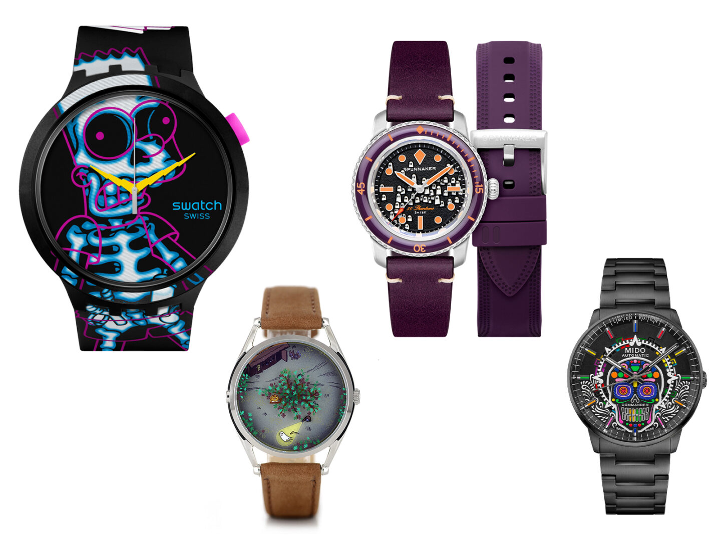 Cuatro relojes para dar miedo en Halloween sin vaciarte los bolsillos