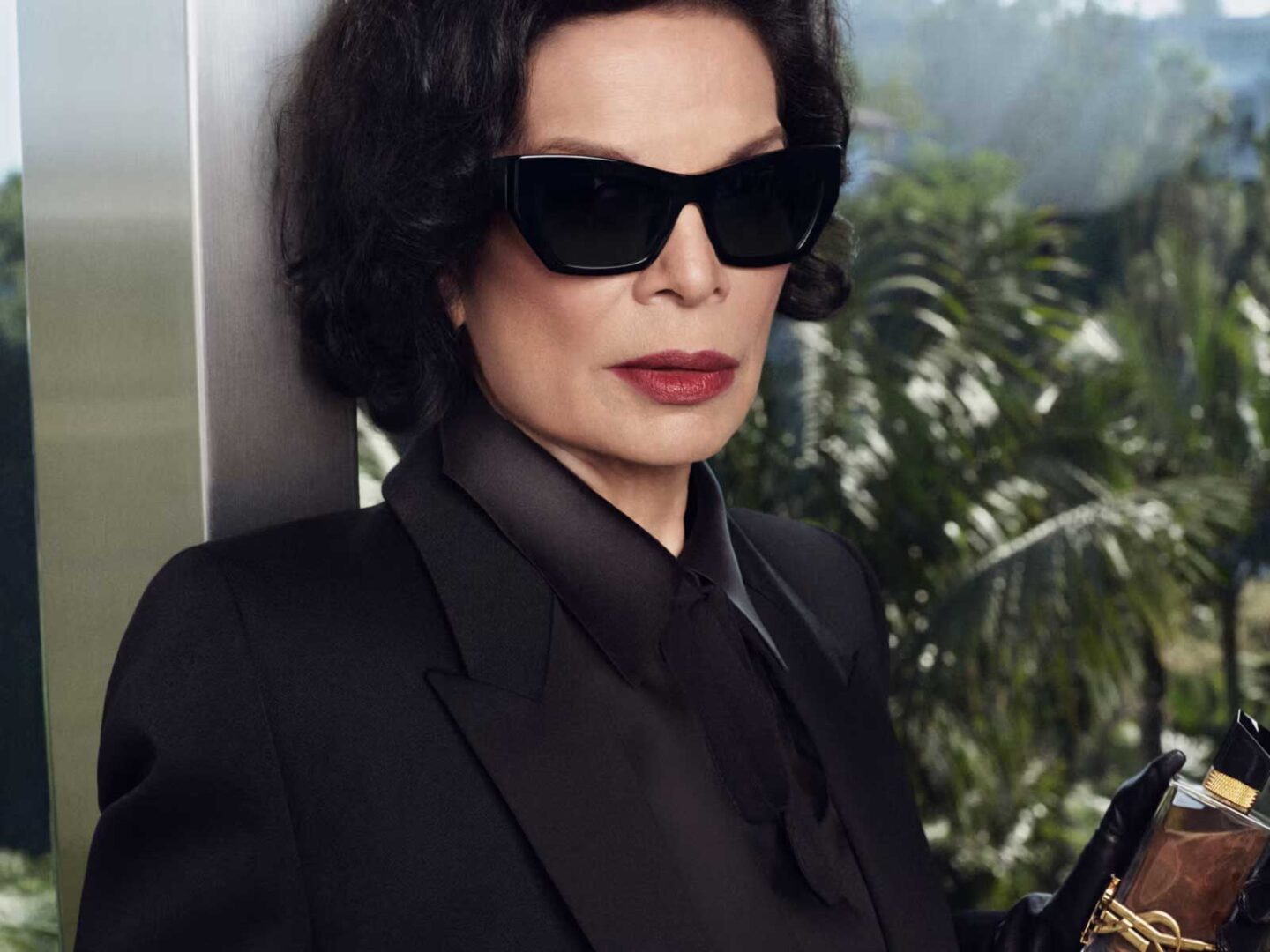 Bianca jagger stars in YSL Beauty’s ‘Libre Flowers & Flames’ campaign