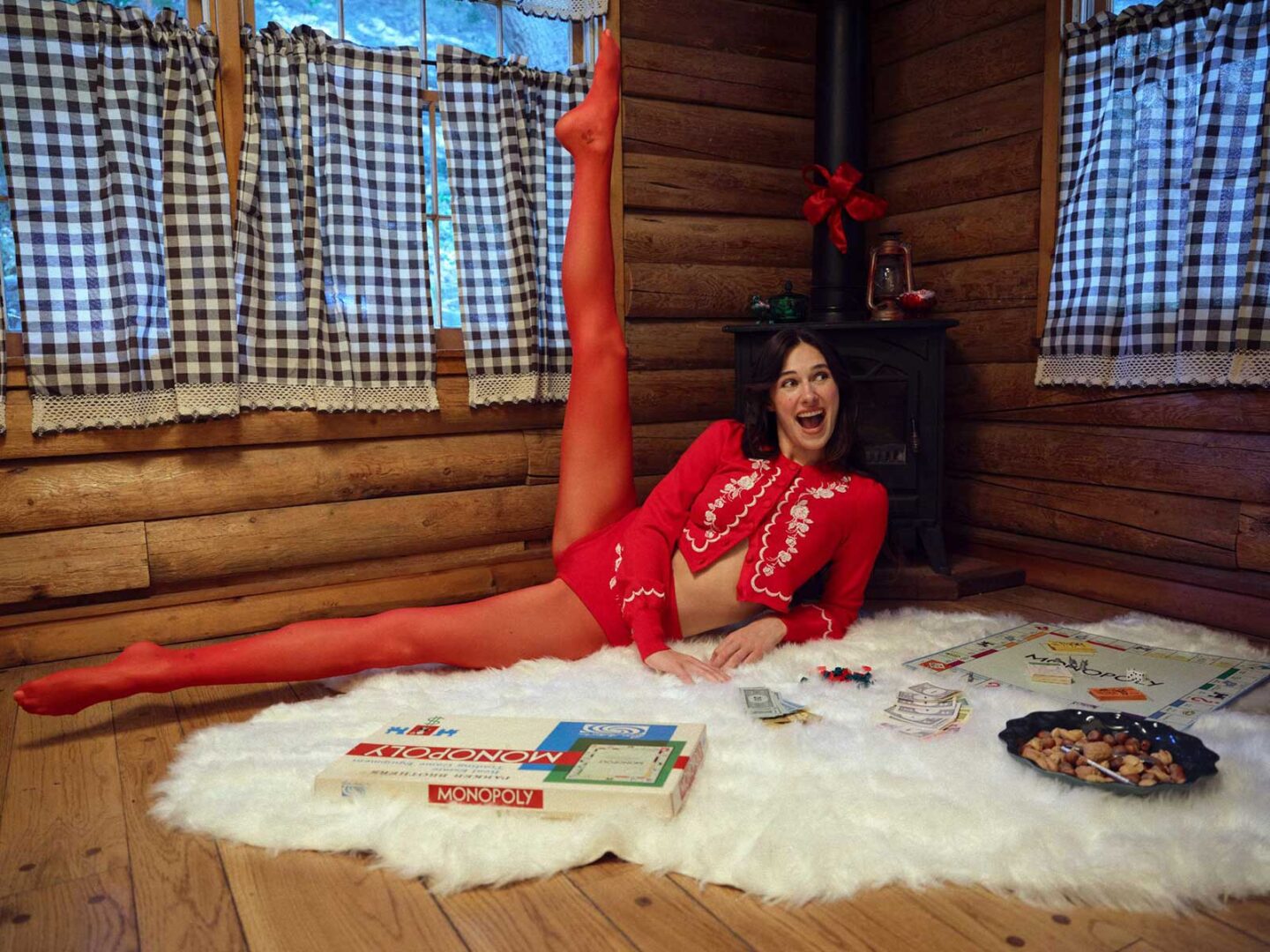 Devon Lee Carlson stars in For Love and Lemons Christmas campaign