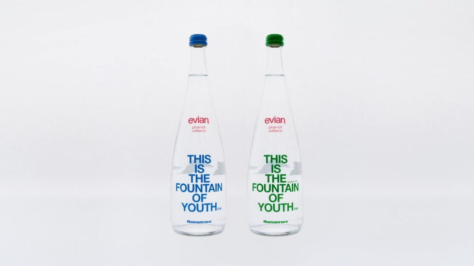 Pharrell Williams and evian delight with a unique and limited edition ...