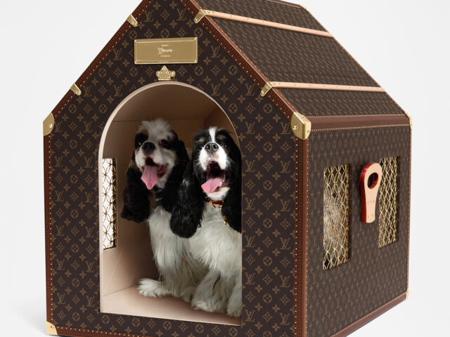 The most exclusive doghouse is by Louis Vuitton