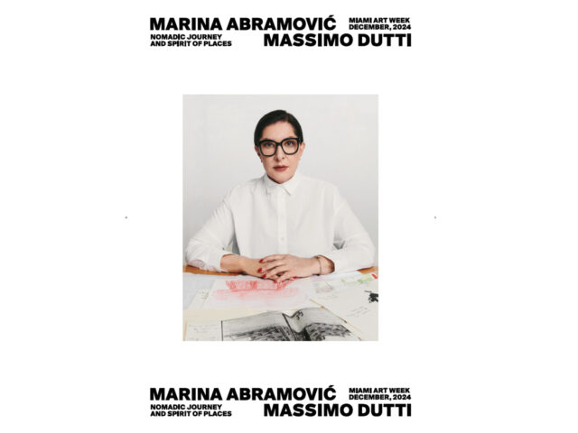 Marina Abramović and Massimo Dutti to coincide at Miami Art Week