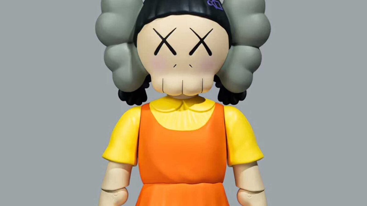 Kaws イカゲーム Squid Game Tシャツ パーカー コンギ 日本未発売】KAWS ✖️イカゲーム コラボTシ ャツ白 Lサイズ