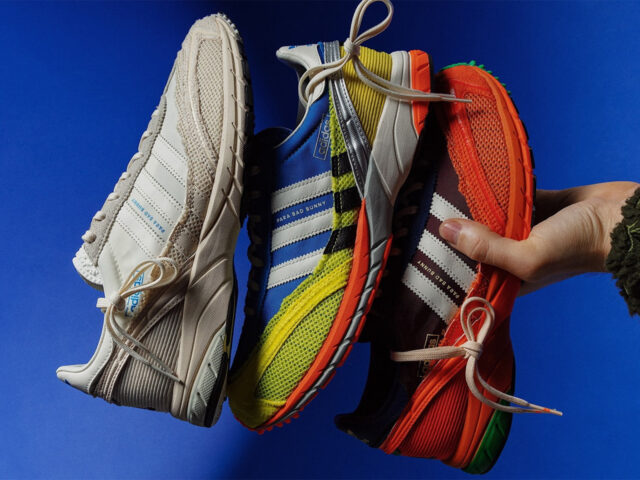 The Bad Bunny x adidas Adizero SL72 comes in three colourways