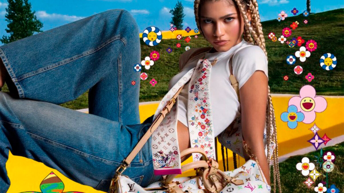 The Louis Vuitton x Murakami re-edition via Zendaya - HIGHXTAR.