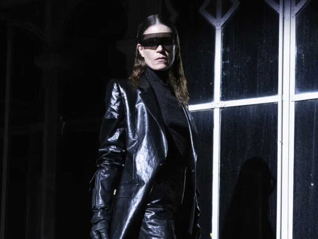 MM6 Maison Margiela presents its FW25 collection at Pitti Uomo 107