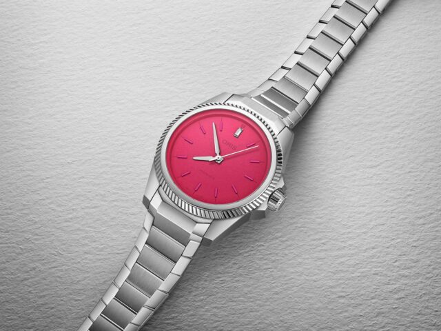 Peggy the Piggy sneaks into a vibrant new watch