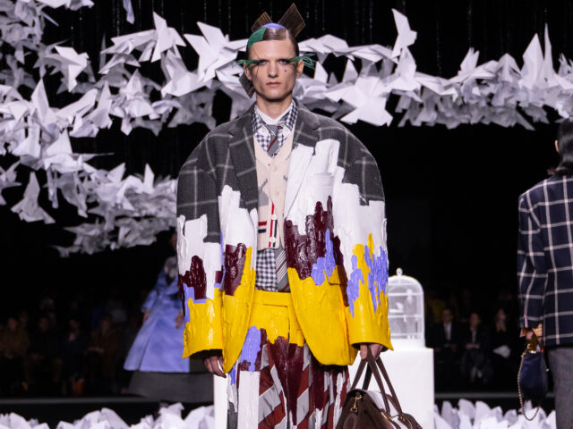 Thom Browne Fall 2025: building paper birds