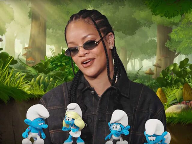 Rihanna as Smurfette in the new ‘Smurfs’ movie