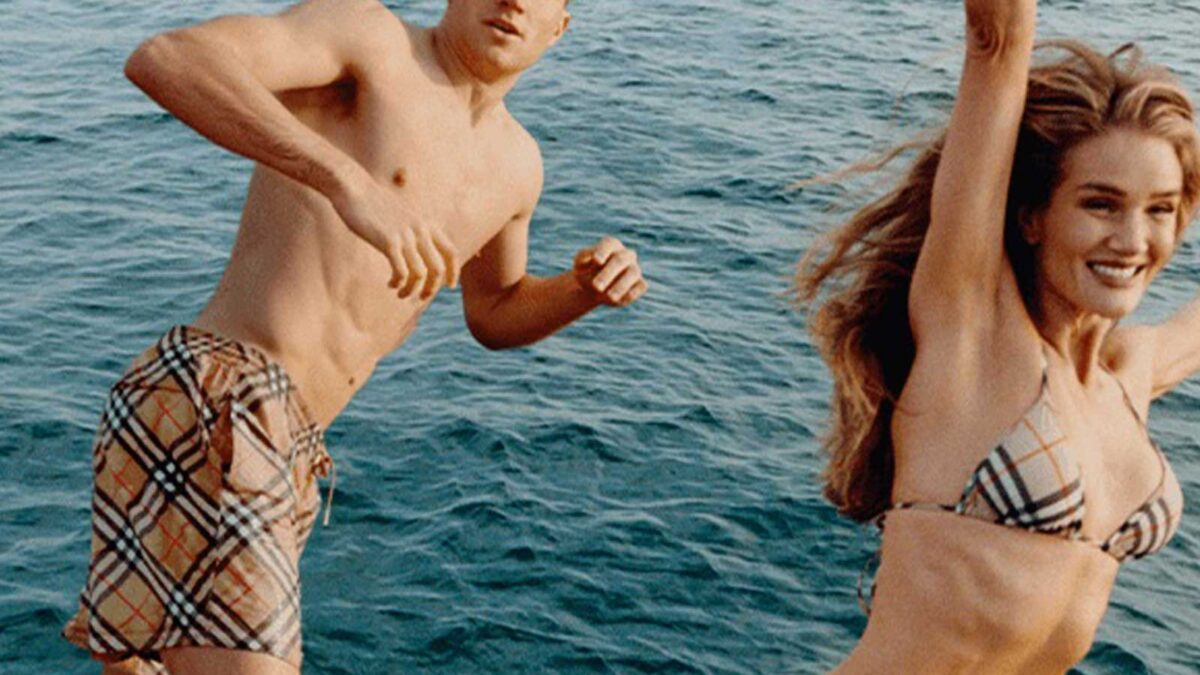 Rosie Huntington-Whiteley and Jack Draper star in Burberry Summer