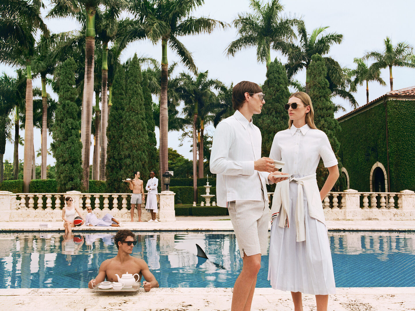 It’s already smelling like summer at Thom Browne