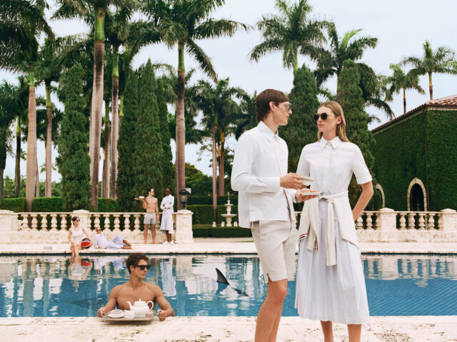 It’s already smelling like summer at Thom Browne