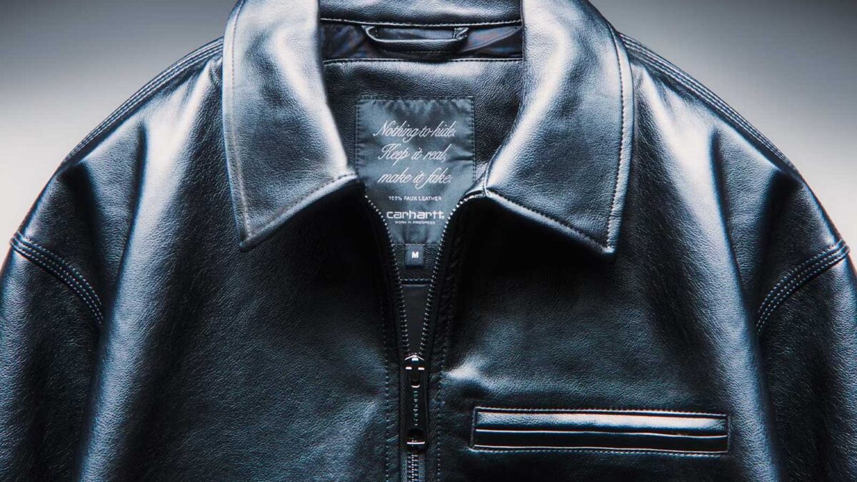 Carhartt WIP Detroit Jacket - PU Leather | Black – Page