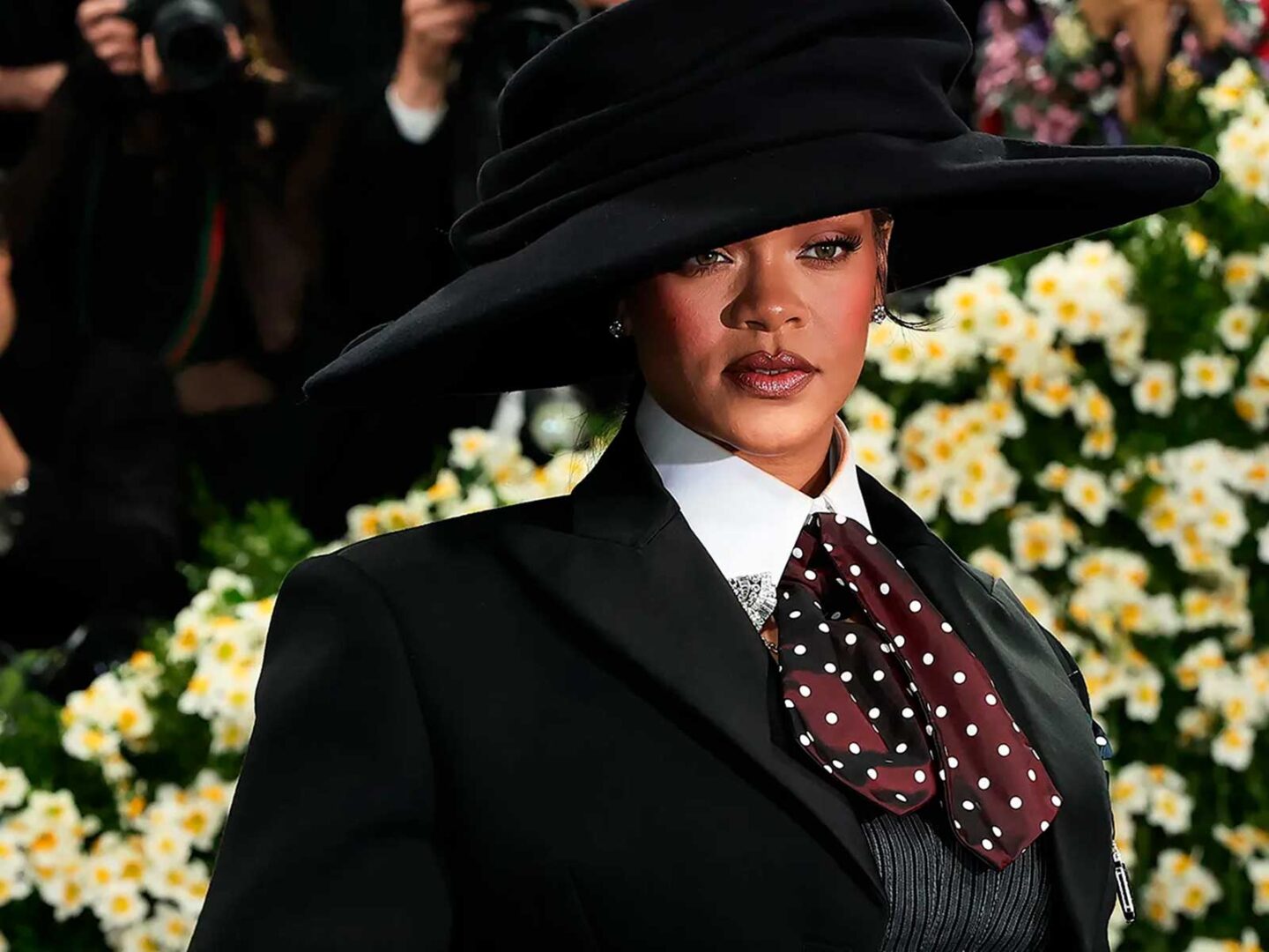Rihanna talks about her upcoming album, ‘R9,’ at the Met Gala