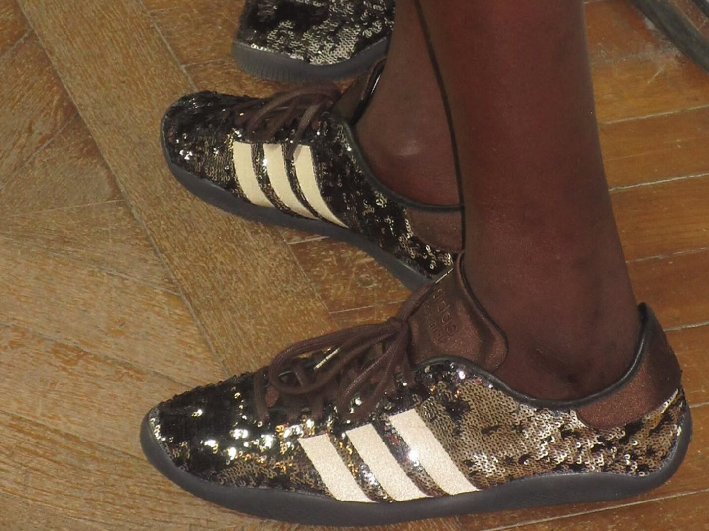 Wales Bonner covers the adidas Karintha with sequins