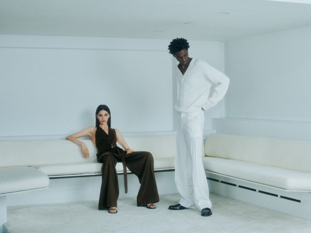 En Helmut Lang Pre-Fall 2025 todo es claro y cristalino
