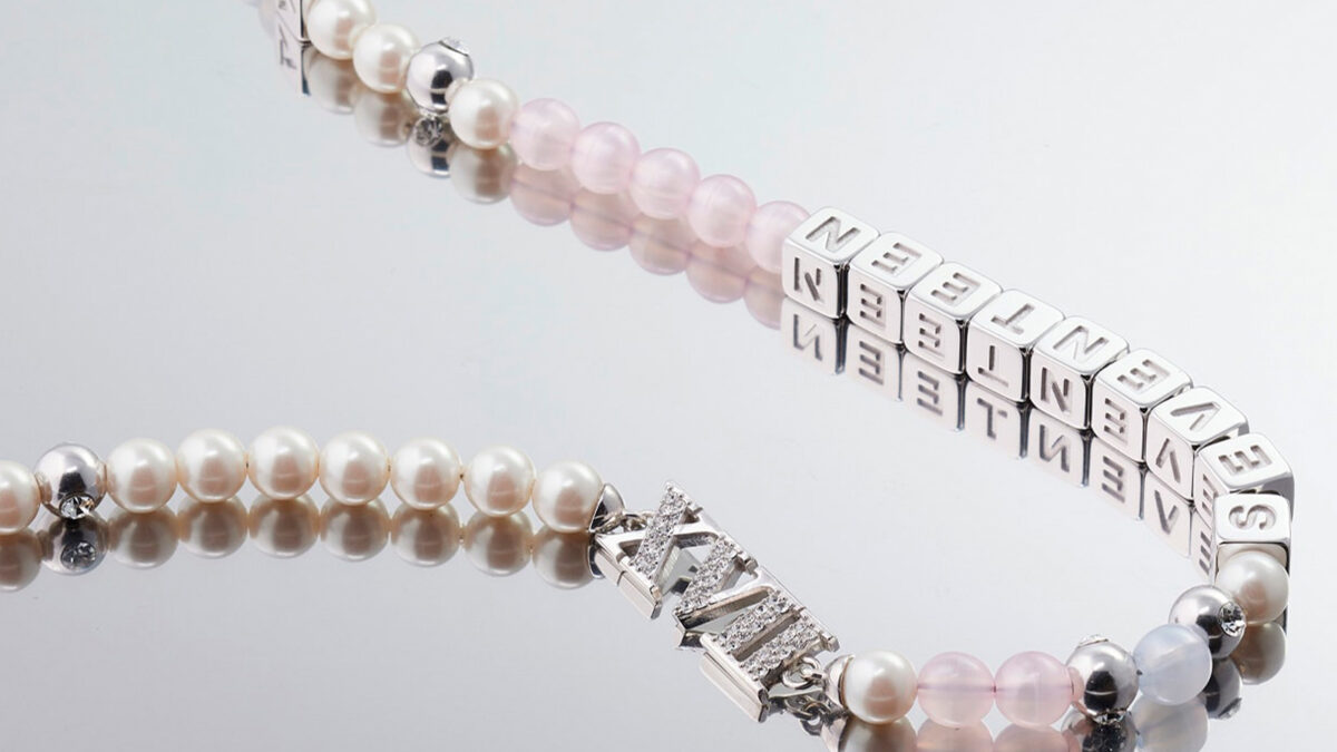 ★SEVENTEEN ジョンハン着用★人気★Pixel Smile Pearl Necklace ☆SEVENTEEN ジョンハン着用☆人気☆Pixel Smile Pearl Necklace