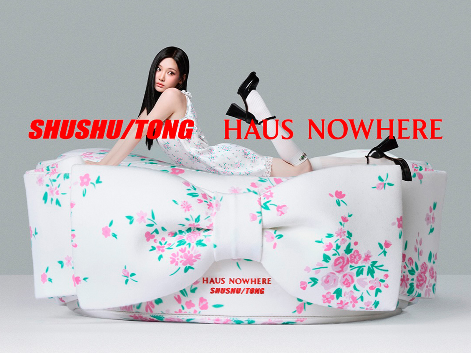 【SHUSHU TONG x HAUS NOWHERE】Sleeveless Pajama Blue Check HAUS NOWHERE & SHUSHU/TONG: a dream collaboration, literally
