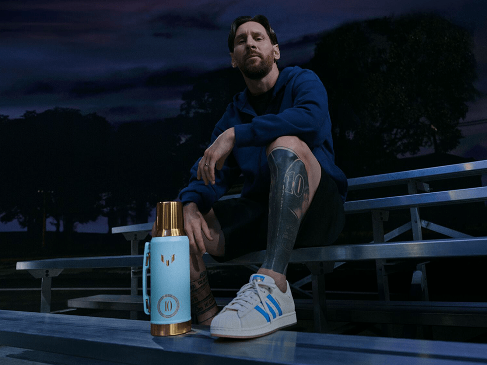 Lionel Messi drops “Striker Blue” with Stanley 1913