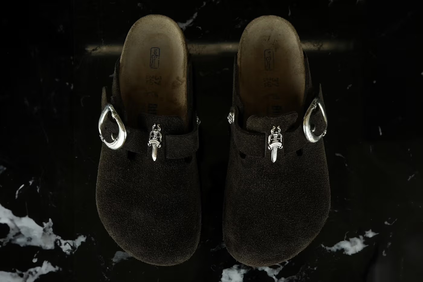 Chrome Hearts elevates Birkenstock Bostons with an exclusive edition