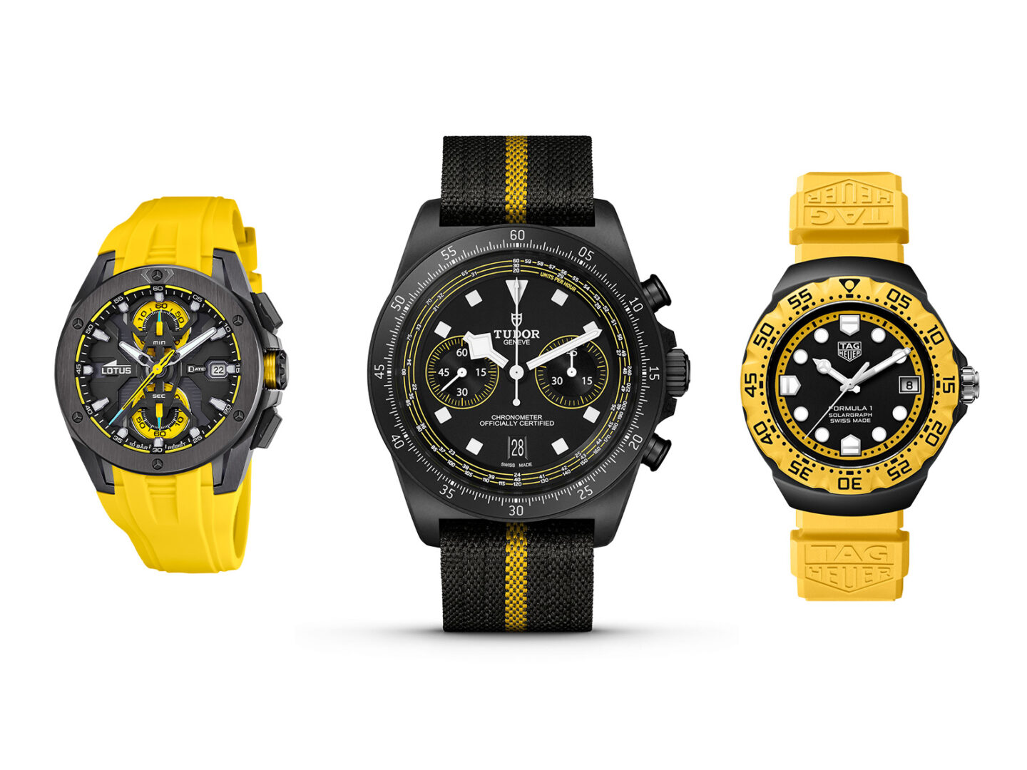 Cinco relojes con un toque de amarillo para emular la emoción del Tour de Francia