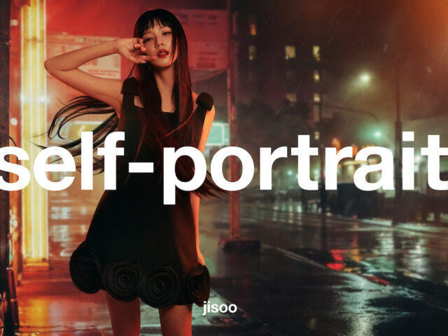 JISOO at the forefront of self-portrait AW25