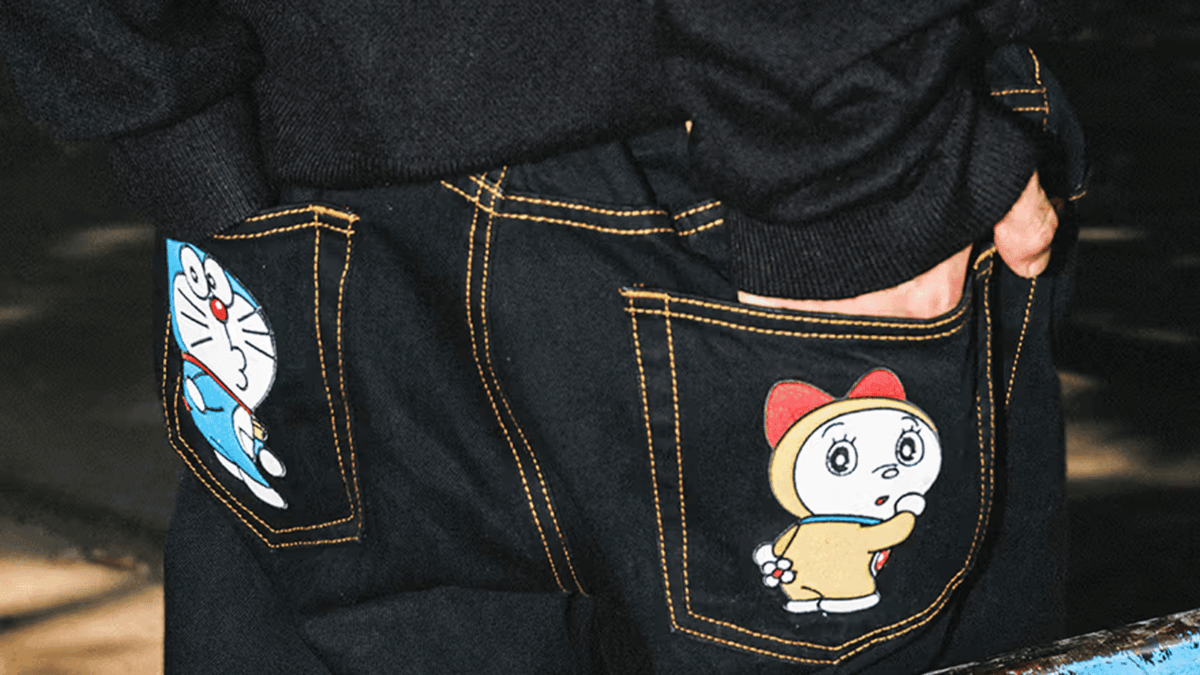 Palace Doraemon P90 Jean Black
