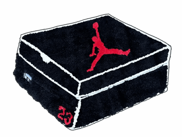 Jordan launches rug shaped like its iconic sneaker box