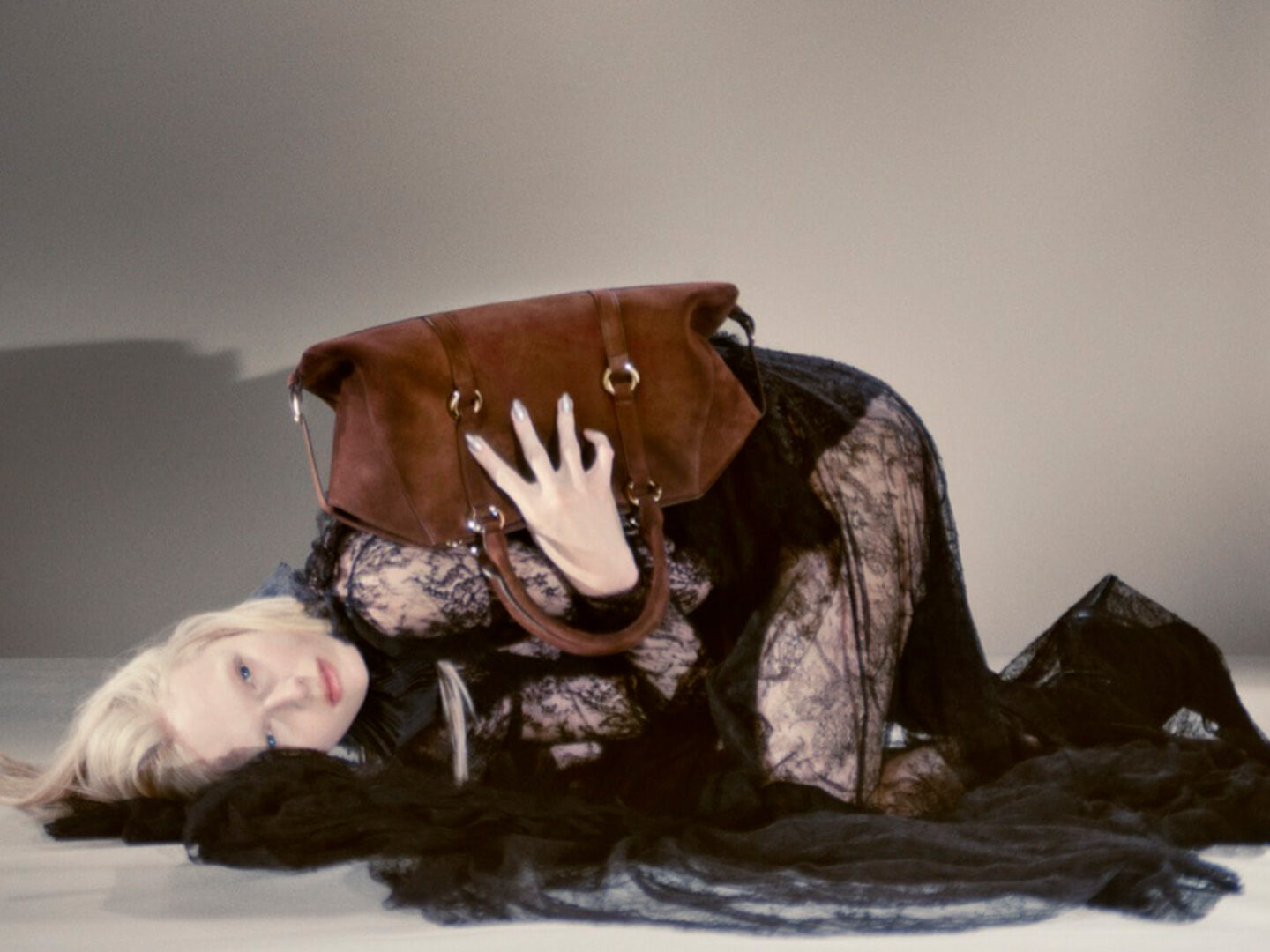 McQueen brings out Alex Consani’s gothic side