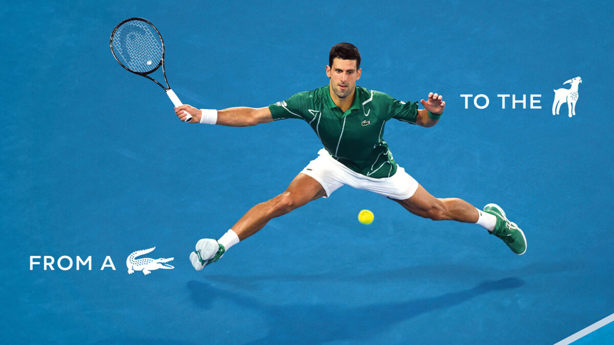 The Lacoste crocodile transforms into a GOAT to pay tribute to