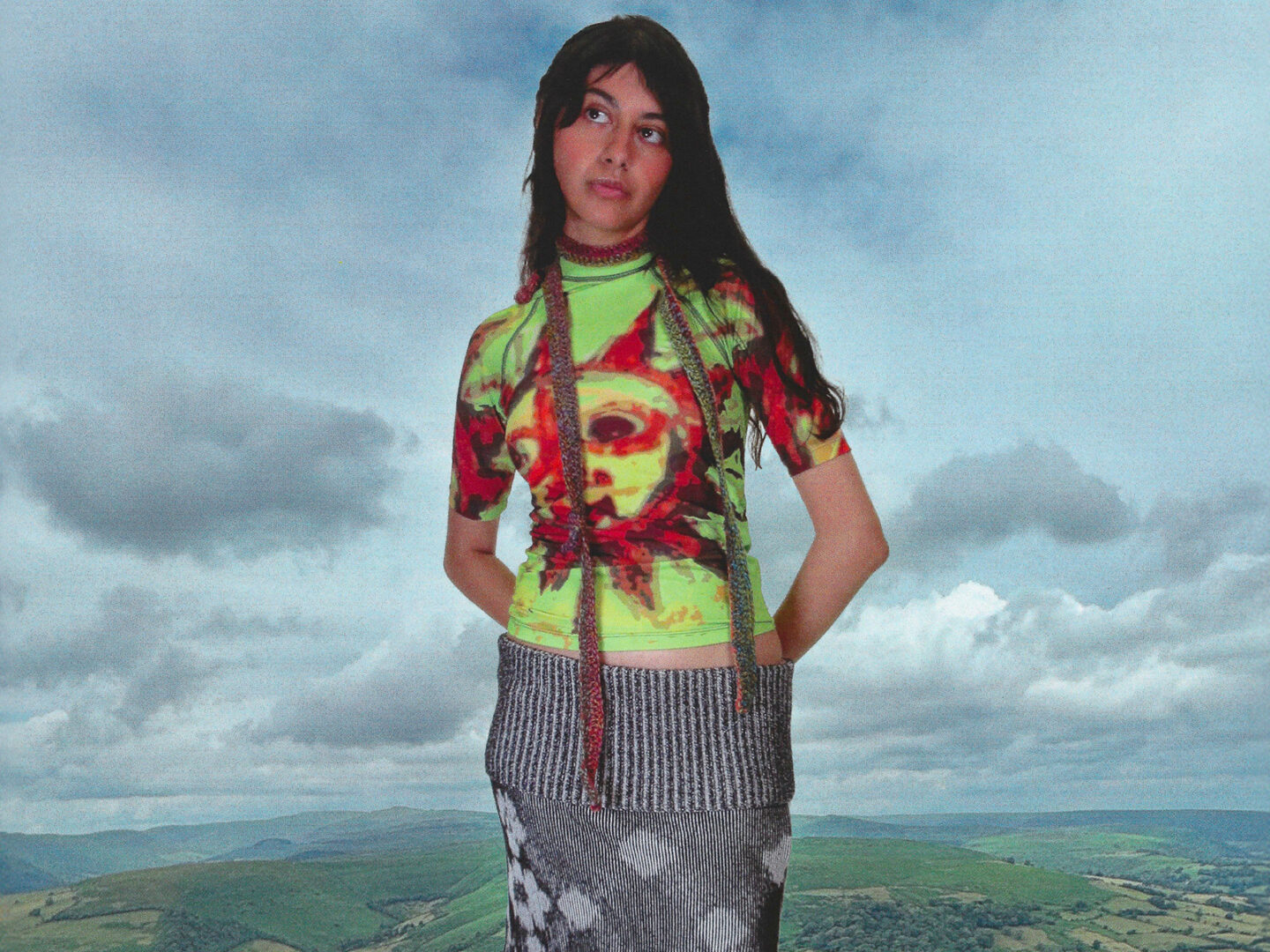 Paolina Russo creates a very folk-rave outfit for Spring/Summer 2026