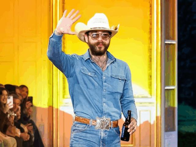 Post Malone lleva el rodeo a París en el debut de Austin Post