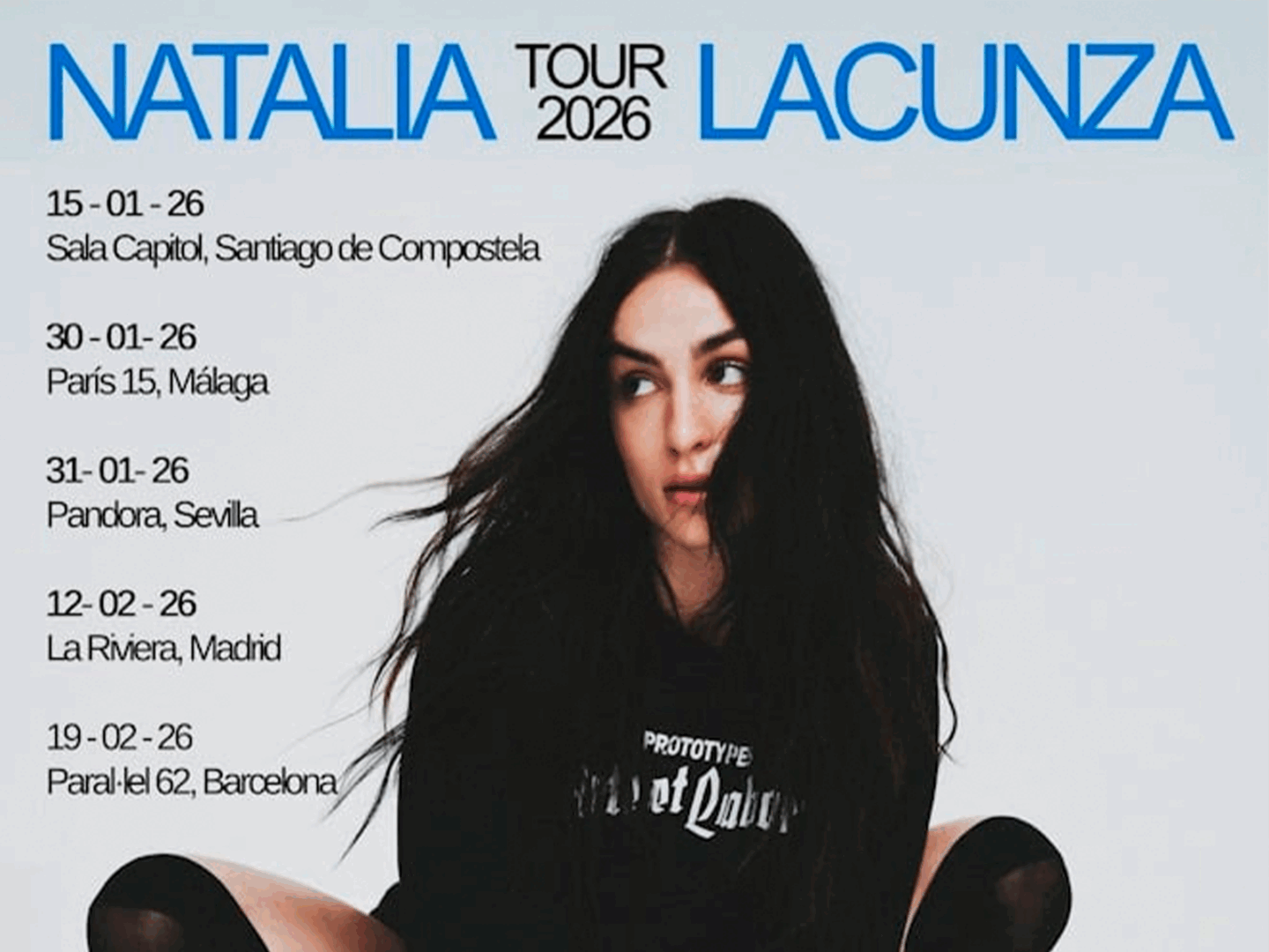 Natalia Lacunza announces 2026 tour in venues