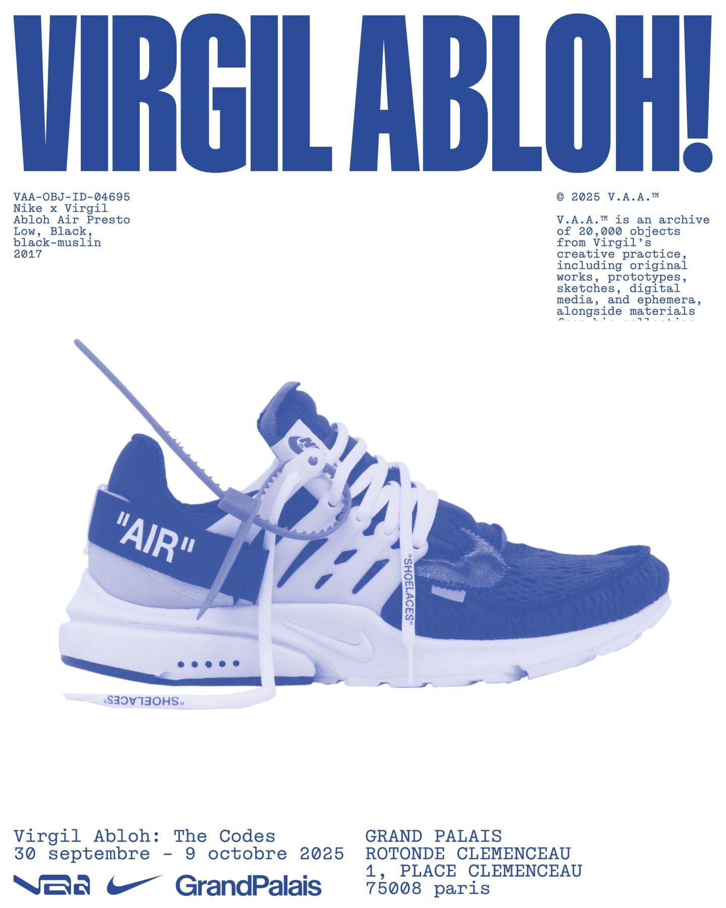 Nike pays tribute to Virgil Abloh with “The Codes” exhibition in Paris ...