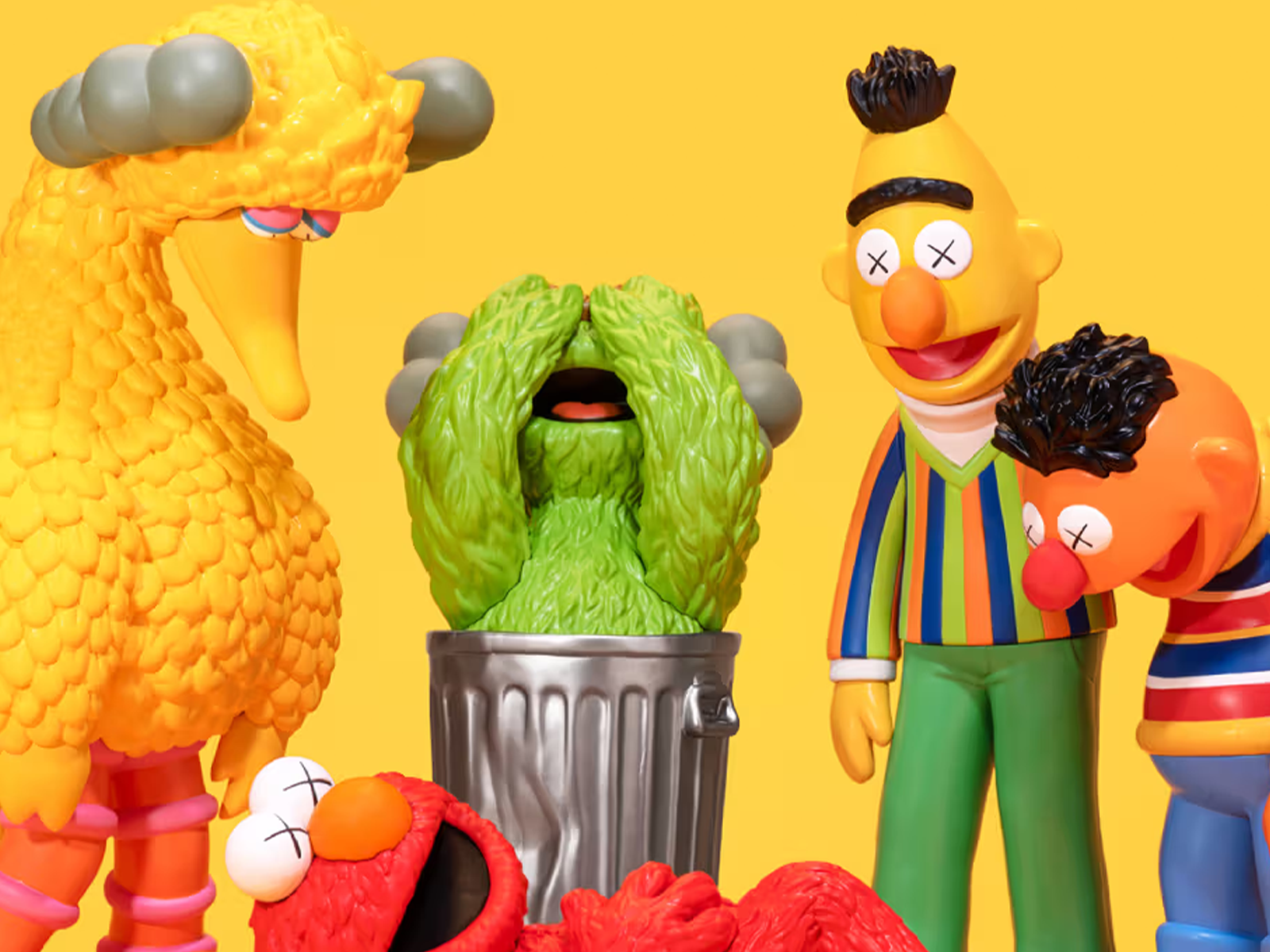 KAWS x AllRightsReserved: New Sesame Street Figure