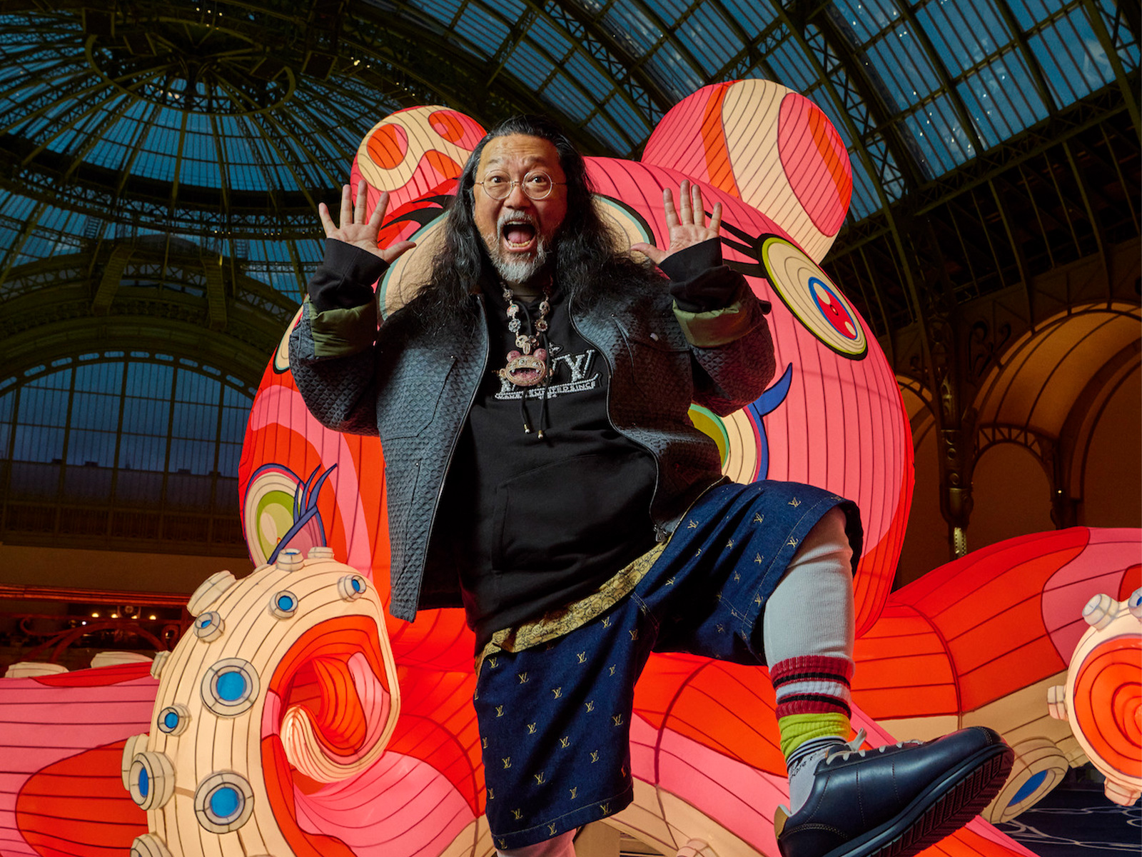 Louis Vuitton x Takashi Murakami arrives at Art Basel Paris