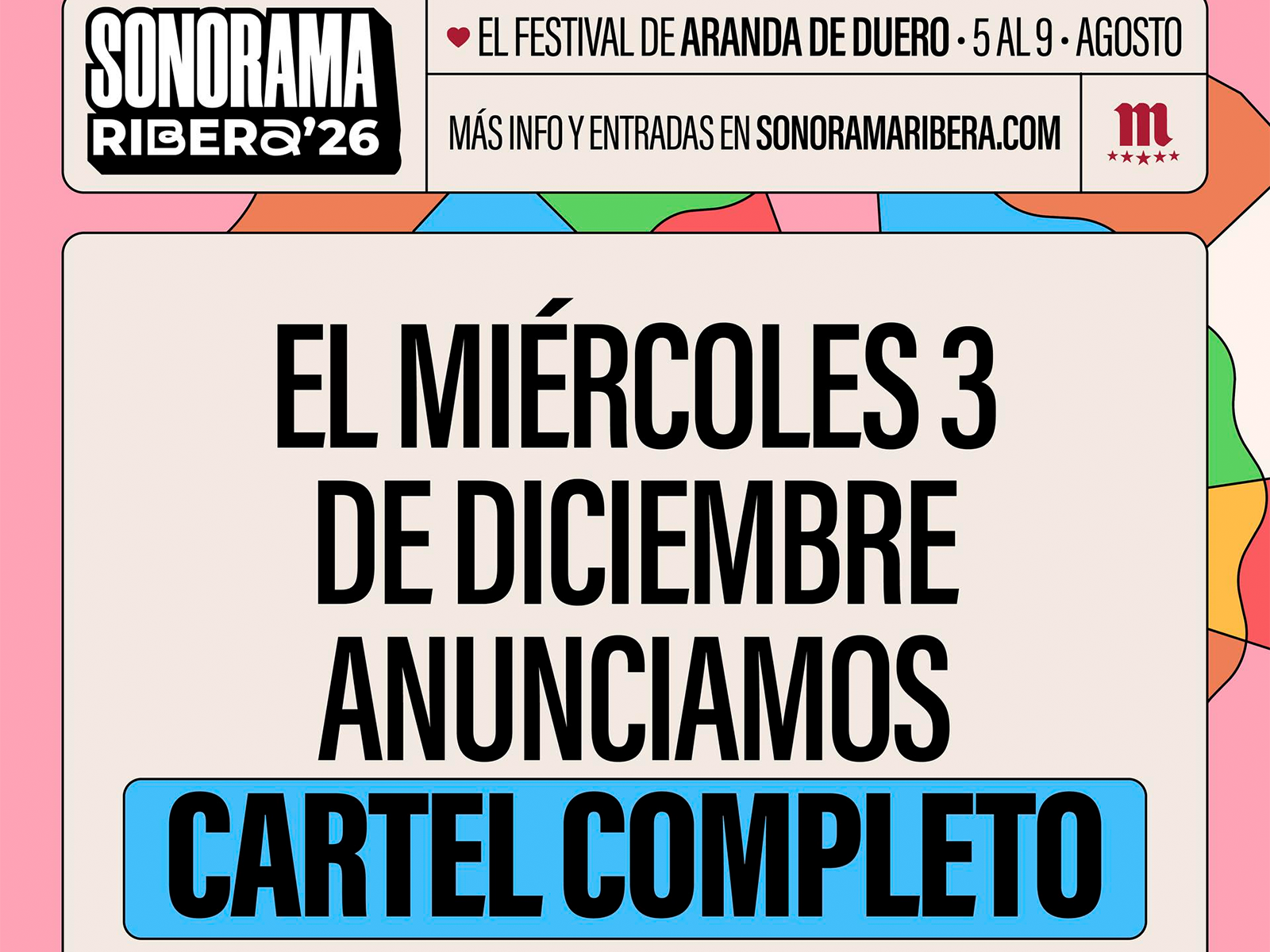 Sonorama Ribera revelará por primera vez el cartel completo de su 29ª edición