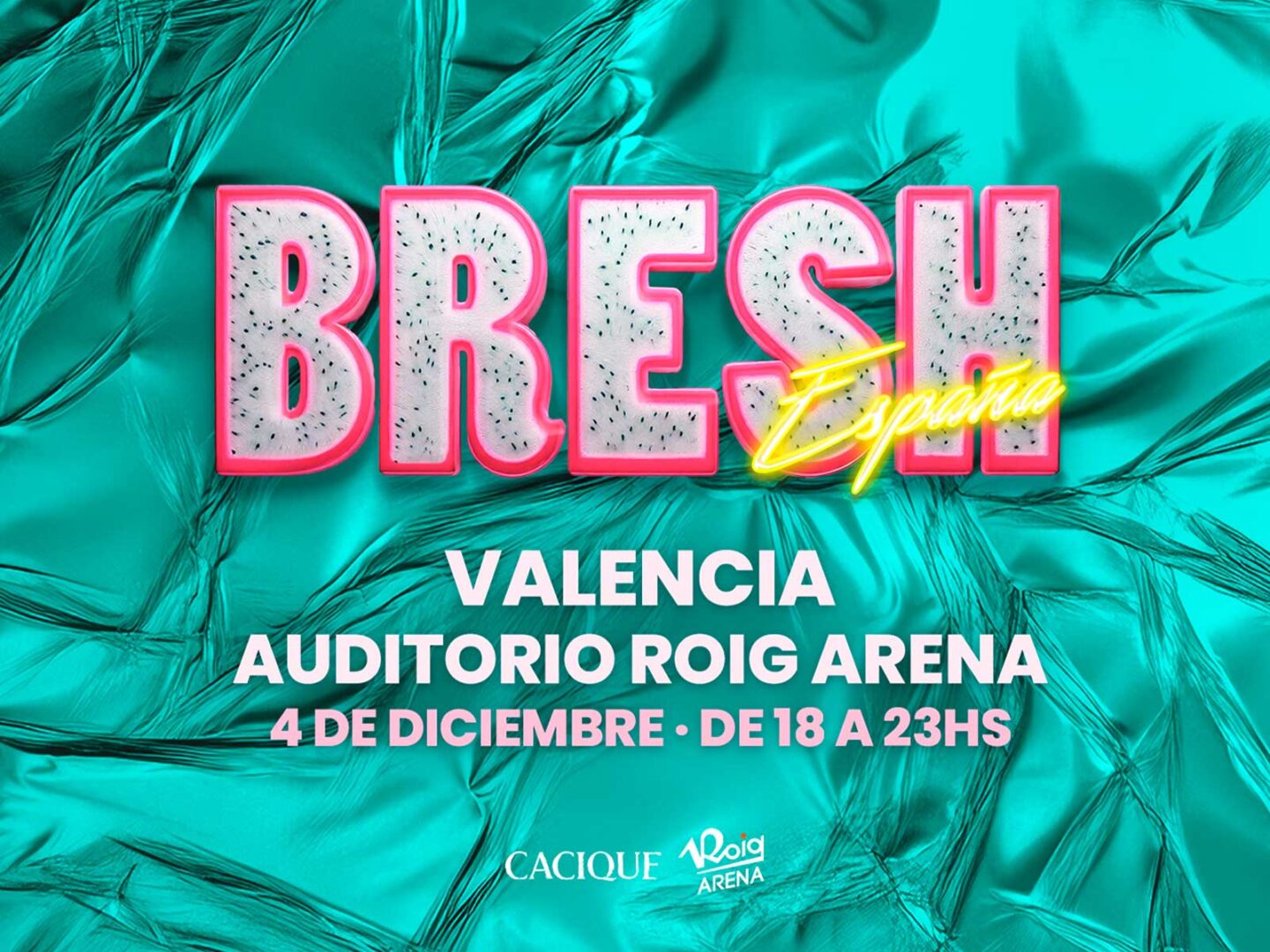 Cacique se une a la Bresh en ROIG Arena: empieza una nueva era del nightlife