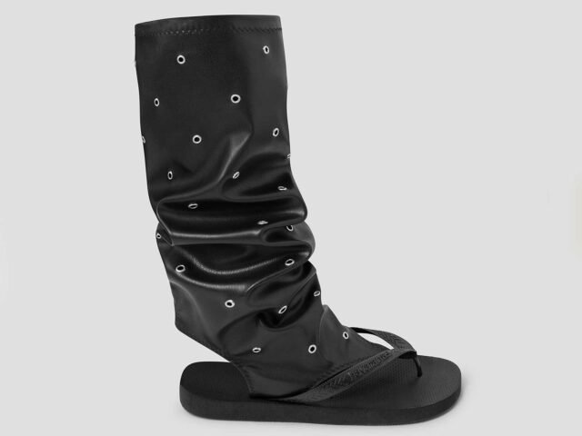 Havaianas y Gimaguas reinterpretan la chancla con un diseño tipo calentador