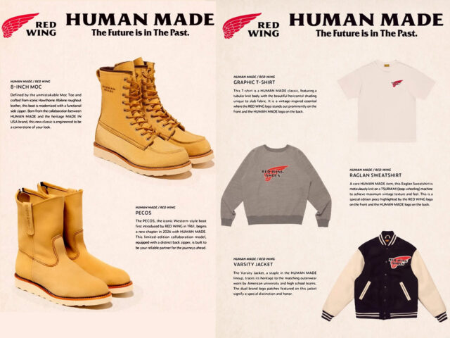NIGO coordinates a new connection between Human Made and Red Wing