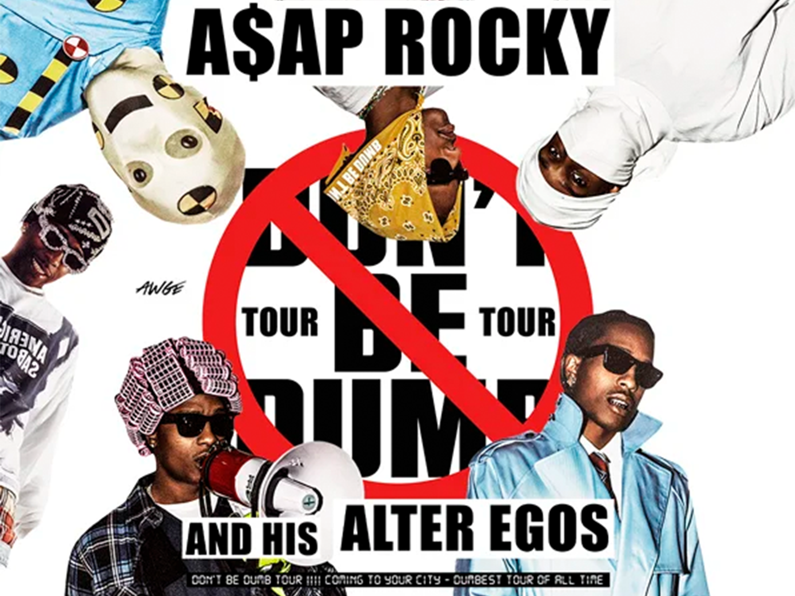 A$AP Rocky announces the “DON'T BE DUMB” world tour for 2026