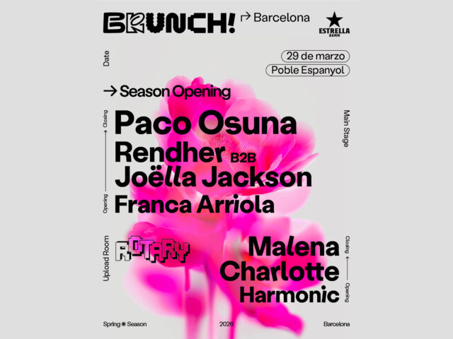 Brunch Electronik regresa a Barcelona de la mano de Paco Osuna