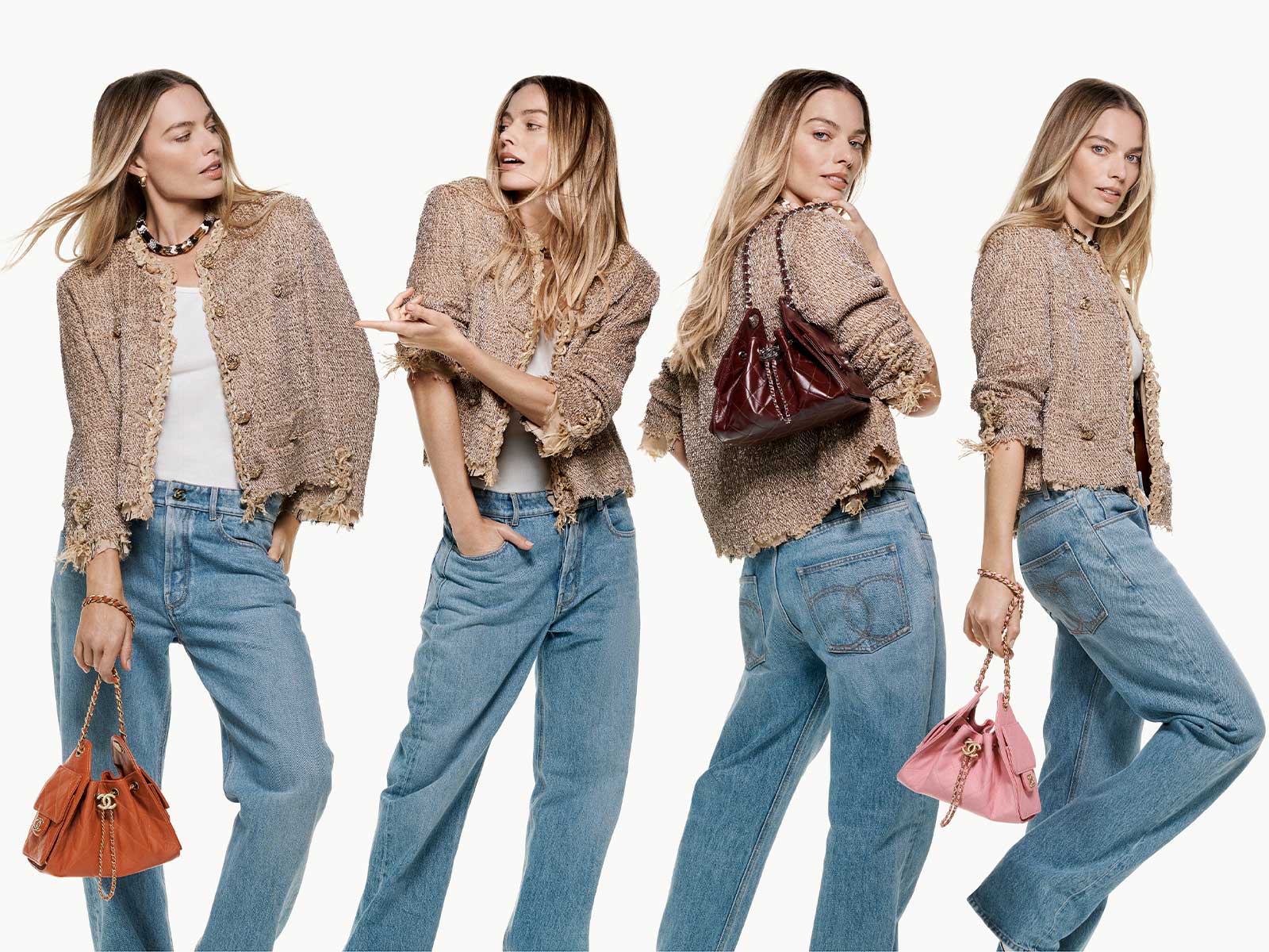 【新品未使用】まとめ売り クレ・ド・ポーボーテ CHANEL THREE等 Margot Robbie stars in the new CHANEL 25 campaign - HIGHXTAR.