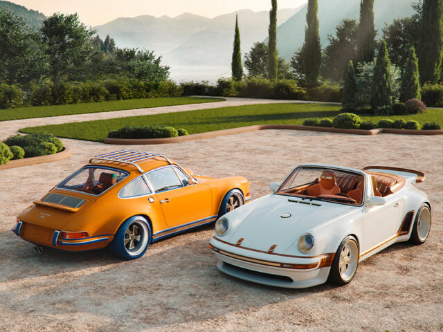 Louis Vuitton y Singer llevan el arte de viajar al Porsche 911