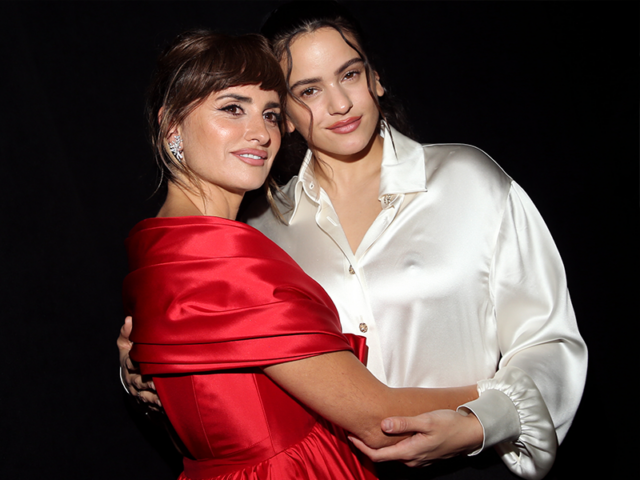Penélope Cruz and Rosalia attend the Museum of Modern Art Film Benefit presented by Chanel, a Tribute to Penélope Cruz, in New York on December 14, 2021. Getty Images