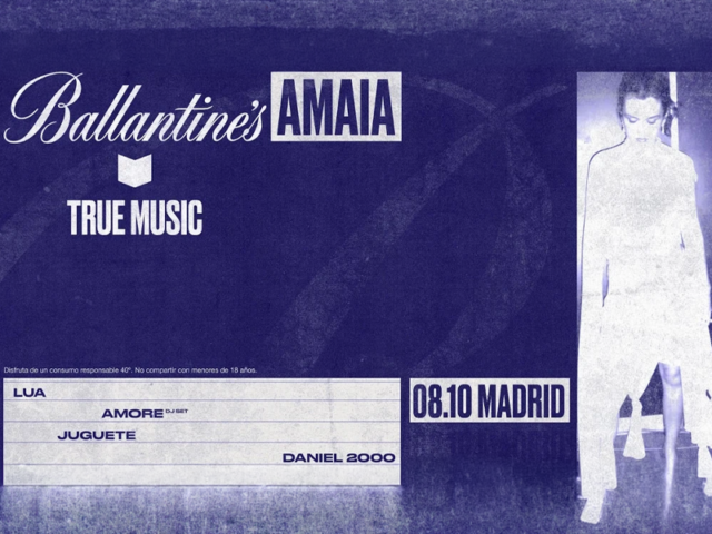 Amaia monta con Ballantine’s la fiesta más inesperada del otoño en Madrid (y es solo para sus True Fans)